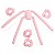 Uvijač za kosu bez toplote COOLCURL Spider Pink