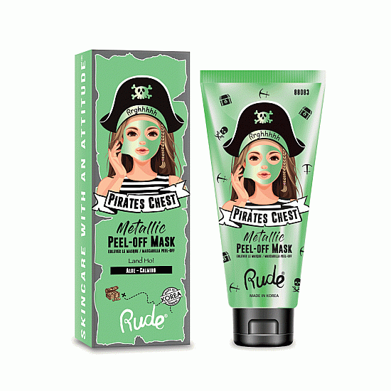 Maska za umirivanje i hidrataciju lica Pirates Chest Peel Off Mask- Calming | RUDE COSMETICS | Ecobeauty Maska za umirivanje i hidrataciju lica Pirates Chest Peel Off Mask- Calming | RUDE COSMETICS | Ecobeauty