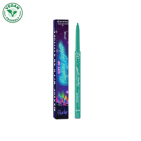 Vodootporni ajlajner City of Flashing Lights Micro Retractable Liner - Its Lit | RUDE COSMETICS | Ecobeauty Vodootporni ajlajner City of Flashing Lights Micro Retractable Liner - Its Lit | RUDE COSMETICS | Ecobeauty