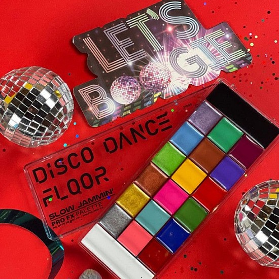 Paleta boja za lice i telo Disco Dance Floor ProFX Palette 850018210850 Ecobeauty