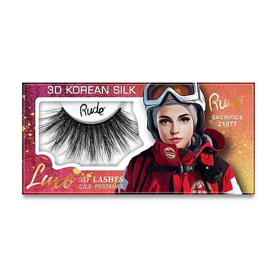 Svilene trepavice na traci Luxe 3D Korean Silk - Sacrifice 850018210775 Ecobeauty