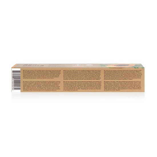 Pasta za zube sa efektom izbeljivanja zuba sa ektraktom papaje ORGANIC 75ml Pasta za zube sa efektom izbeljivanja zuba sa ektraktom papaje ORGANIC 75ml