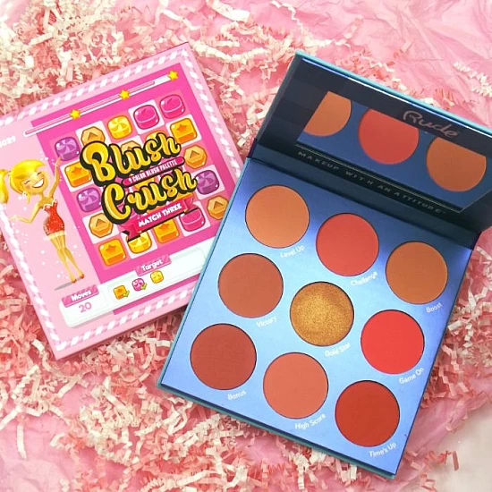 Paleta rumenila sa 9 boja BLUSH CRUSH - Level Up | RUDE COSMETICS | Ecobeauty Paleta rumenila sa 9 boja BLUSH CRUSH - Level Up | RUDE COSMETICS | Ecobeauty