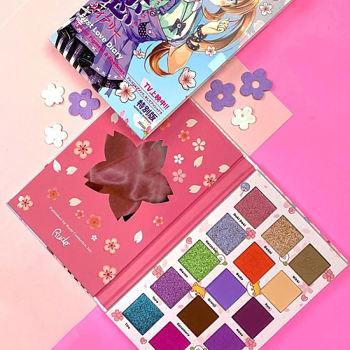 Paleta senki za oči Manga Collection Pressed Pigments & Shadows - First Love Diary 