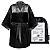  Satenski kimono bade mantil - crna