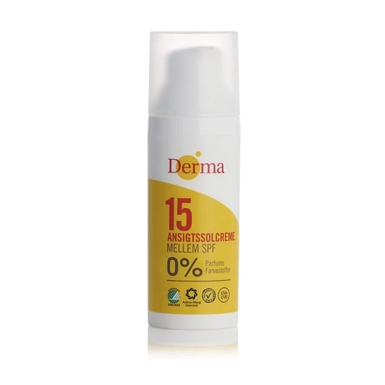 Krema za sunčanje za lice sa zaštitnim faktorom SPF 15 Derma Sun 50ml | 4 ORGANIC | Ecobeauty Krema za sunčanje za lice sa zaštitnim faktorom SPF 15 Derma Sun 50ml | 4 ORGANIC | Ecobeauty