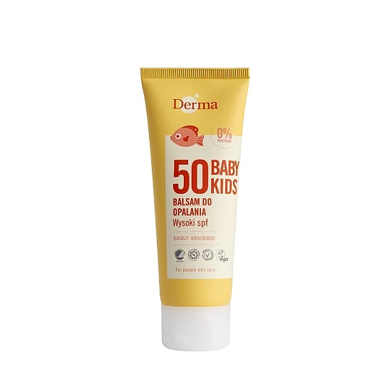 Losion za sunčanje za decu sa zaštitnim faktorom SPF 50 Derma Sun Baby/Kids 75ml | 4 ORGANIC | Ecobeauty