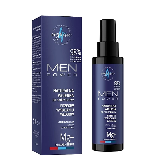 Prirodna krema za vlasište protiv opadanja kose Men Power 4organic 100ml | 4 ORGANIC | Ecobeauty Prirodna krema za vlasište protiv opadanja kose Men Power 4organic 100ml | 4 ORGANIC | Ecobeauty