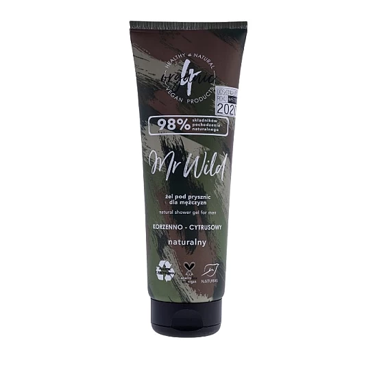 Prirodni gel za tuširanje sa mirisom mahovine i bergamota Mr Wild 4organic 250ml | 4 ORGANIC | Ecobeauty Prirodni gel za tuširanje sa mirisom mahovine i bergamota Mr Wild 4organic 250ml | 4 ORGANIC | Ecobeauty