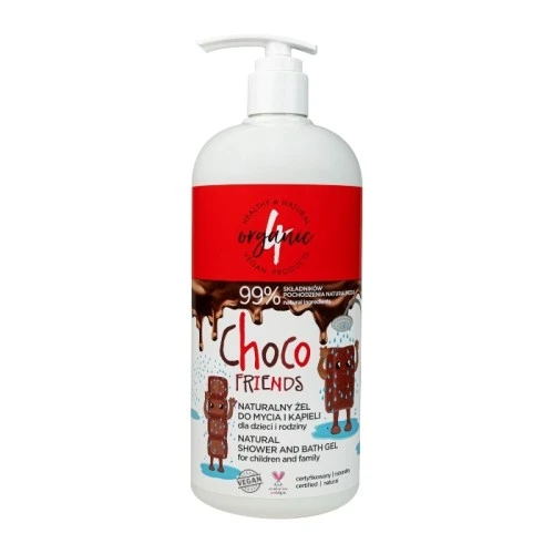 Prirodni gel za tuširanje za decu i porodicu Choco family 4organic 1000ml