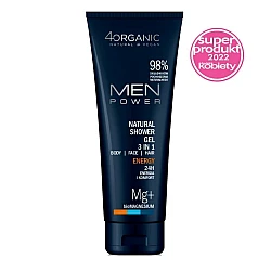 Prirodni gel za tuširanje za muškarce 3u1 Men Power 4organic 250ml Prirodni gel za tuširanje za muškarce 3u1 Men Power 4organic 250ml