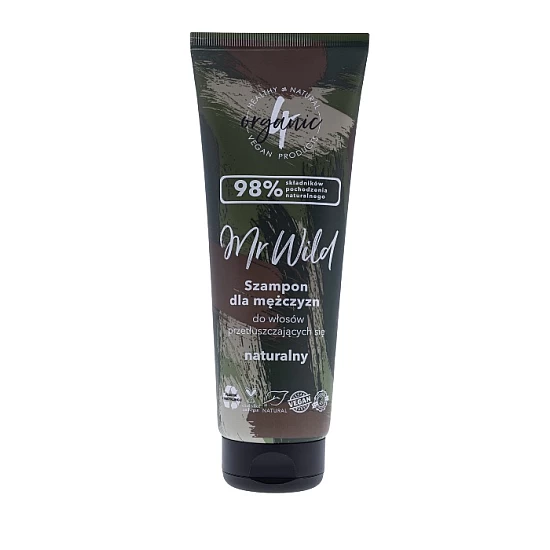 Šampon za muškarce za masnu kosu Mr Wild 250ml | 4 ORGANIC | Ecobeauty Šampon za muškarce za masnu kosu Mr Wild 250ml | 4 ORGANIC | Ecobeauty
