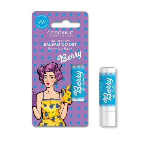 Prirodni balzam za usne Berry Pin-up Girl 4organic 5g