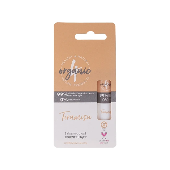 Prirodni balzam za usne Tiramisu 4organic 5g | 4 ORGANIC | Ecobeauty