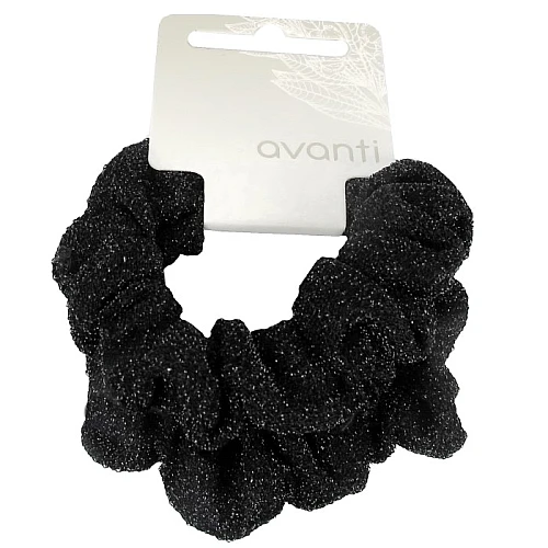 Gumice za kosu crne sa šljokicama