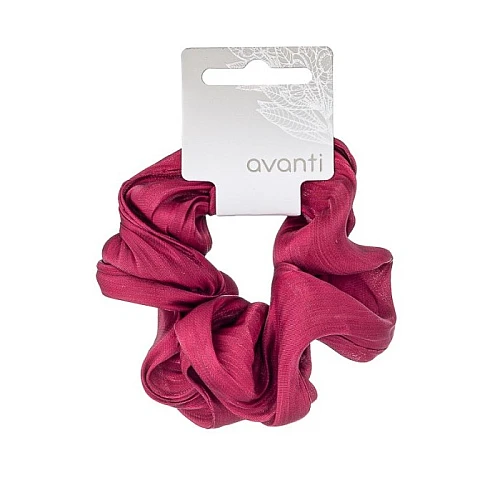 Satenska bordo gumica za kosu 