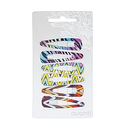 Šnalice za kosu - set od 6 - šarene