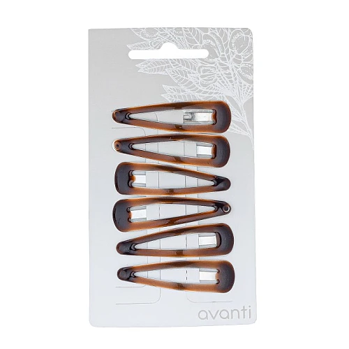 Šnale za kosu sa braon dizajnom - 6 komada