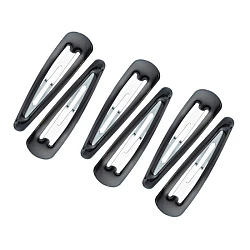 Snale za kosu 3 para - crne