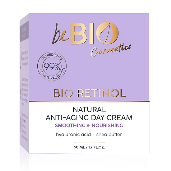 Dnevna krema za lice protiv starenja sa retinolom beBio natural 50ml | BeBio Cosmetics | Ecobeauty Dnevna krema za lice protiv starenja sa retinolom beBio natural 50ml | BeBio Cosmetics | Ecobeauty