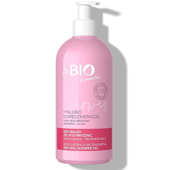 Gel za tuširanje i regeneraciju sa hijaluronskom kiselinom beBio natural 350ml | BeBio Cosmetics | Ecobeauty Gel za tuširanje i regeneraciju sa hijaluronskom kiselinom beBio natural 350ml | BeBio Cosmetics | Ecobeauty