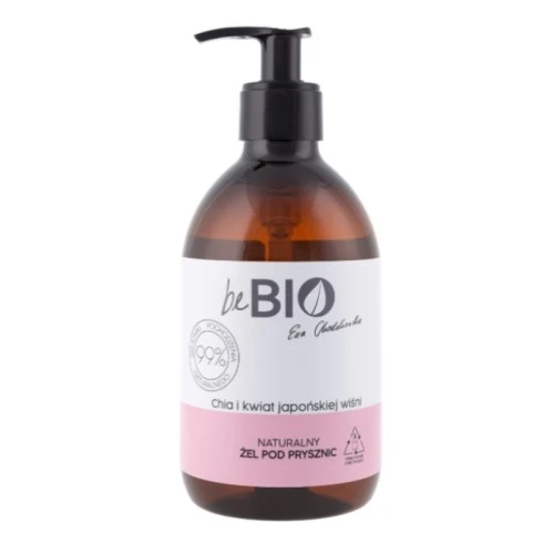 Gel za tuširanje sa čia semenkama i cvetom japanske trešnje beBio natural 400ml