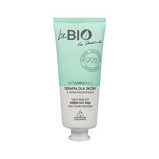 Krema za ruke sa ljiljanom i ekstraktom lista belog čaja beBio natural 75ml | BeBio Cosmetics | Ecobeauty Krema za ruke sa ljiljanom i ekstraktom lista belog čaja beBio natural 75ml | BeBio Cosmetics | Ecobeauty