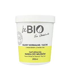 Maska za normalnu i suvu kosu bez sulfata beBio natural 200ml