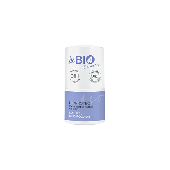 Roll on dezodorans sa hijaluronskom kiselinom i ekstraktom divljeg pirinča beBio natural 51ml | BeBio Cosmetics | Ecobeauty Roll on dezodorans sa hijaluronskom kiselinom i ekstraktom divljeg pirinča beBio natural 51ml | BeBio Cosmetics | Ecobeauty