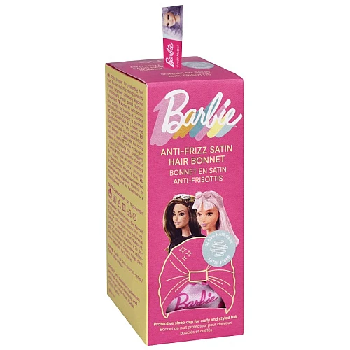 Barbie satenski peškir za kosu sa dva lica Pink