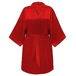  Satenski crveni bade mantil