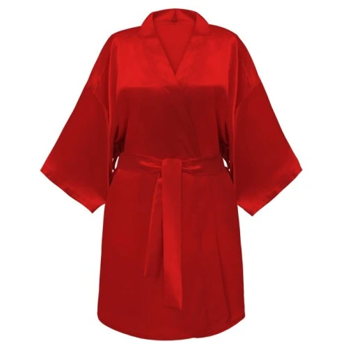  Satenski crveni bade mantil