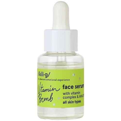 Serum za lice sa hijaluronskom kiselinom i vitaminskim kompleksom 30 ml - KILIG
