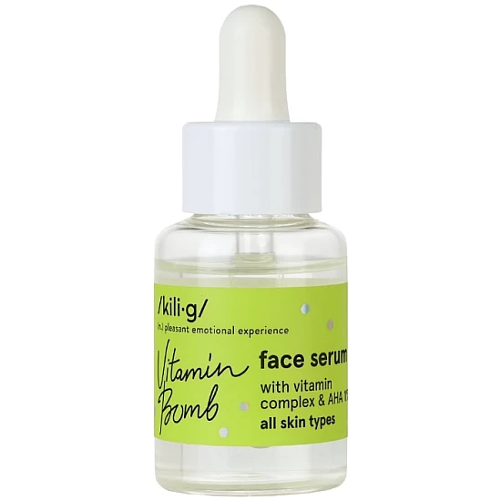 Serum za lice sa hijaluronskom kiselinom i vitaminskim kompleksom 30 ml - KILIG Serum za lice sa hijaluronskom kiselinom i vitaminskim kompleksom 30 ml - KILIG