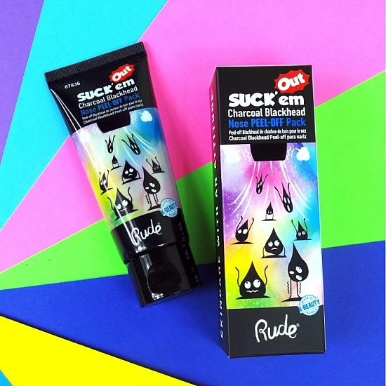 Maska za mitisere Suckem Out Charcoal Nose Peel-off Pack | RUDE COSMETICS | Ecobeauty Maska za mitisere Suckem Out Charcoal Nose Peel-off Pack | RUDE COSMETICS | Ecobeauty