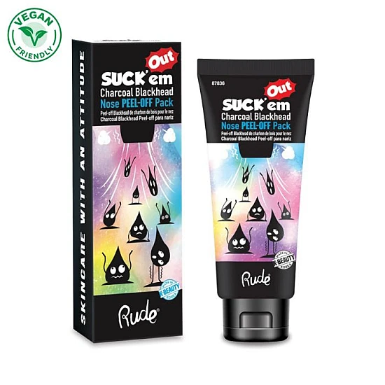 Maska za mitisere Suckem Out Charcoal Nose Peel-off Pack | RUDE COSMETICS | Ecobeauty Maska za mitisere Suckem Out Charcoal Nose Peel-off Pack | RUDE COSMETICS | Ecobeauty