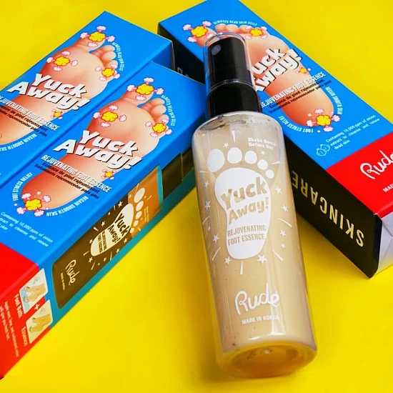 Sprej za stopala Yuck Away Rejuvenating Foot Essence Sprej za stopala Yuck Away Rejuvenating Foot Essence | RUDE COSMETICS | Ecobeauty
