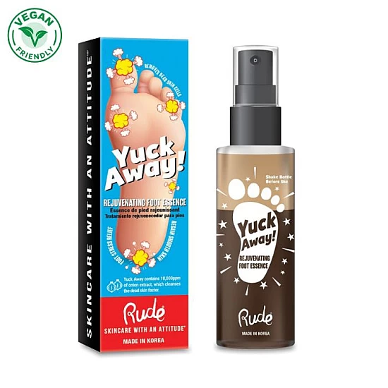 Sprej za stopala Yuck Away Rejuvenating Foot Essence Sprej za stopala Yuck Away Rejuvenating Foot Essence | RUDE COSMETICS | Ecobeauty