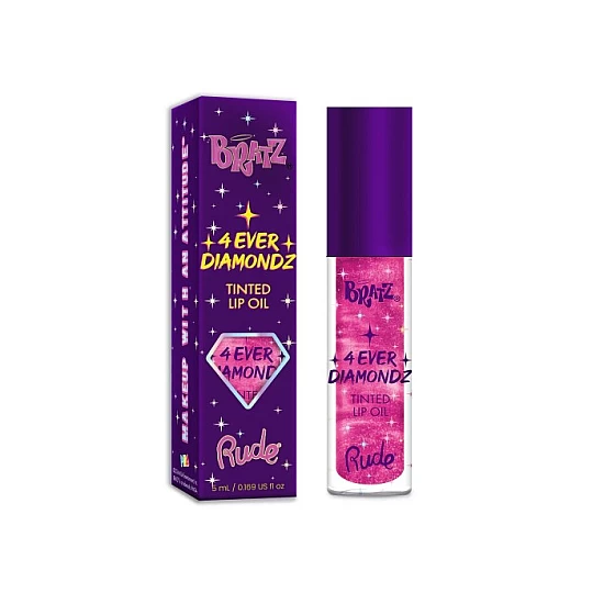 Ulje za usne Bratz 4 Ever Diamondz - Glitz and Glam - 810079386529 - Rude Cosmetics Ecobeauty Ulje za usne Bratz 4 Ever Diamondz - Glitz and Glam - 810079386529 - Rude Cosmetics Ecobeauty