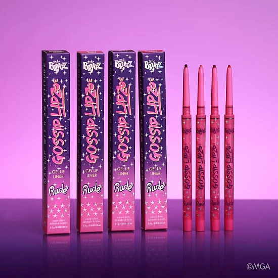 Gel olovka za usne Bratz Gossip Lipz - Quirky - 810079386666 - Rude Cosmetics Ecobeauty