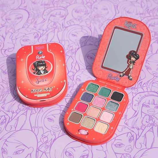 Paleta senki Bratz Jade - Kool Kat - 810079386833  - Rude Cosmetics Ecobeuty