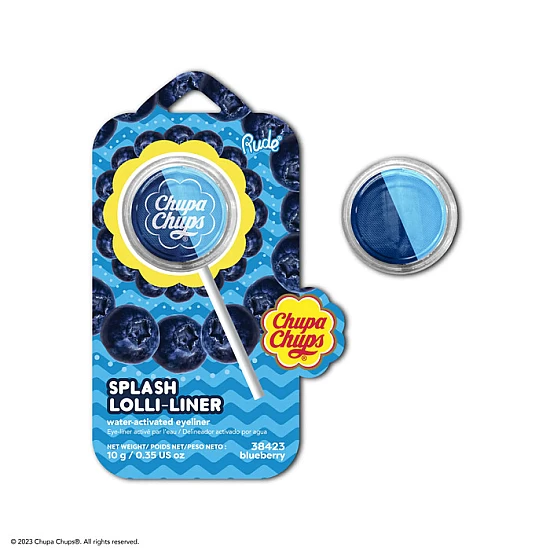 Ajlajner U Boji Chupa Chups Splash Lolli-Liner Blueberry 10g | RUDE COSMETICS | Ecobeauty online Ajlajner U Boji Chupa Chups Splash Lolli-Liner Blueberry 10g | RUDE COSMETICS | Ecobeauty online