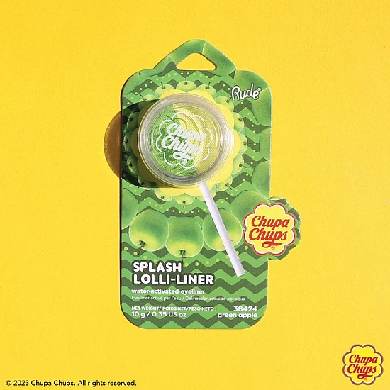 Ajlajner U Boji Chupa Chups Splash Lolli-Liner Green Apple 10g | RUDE COSMETICS | Ecobeauty online