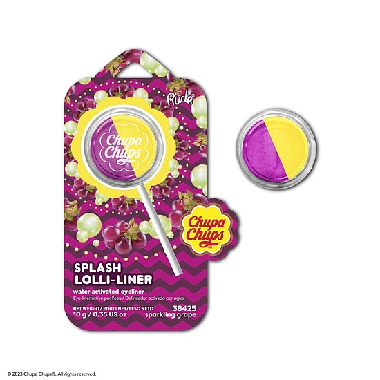 Ajlajner U Boji Chupa Chups Splash Lolli-Liner Sparkling Grape 10g| RUDE COSMETICS | Ecobeauty online Ajlajner U Boji Chupa Chups Splash Lolli-Liner Sparkling Grape 10g| RUDE COSMETICS | Ecobeauty online