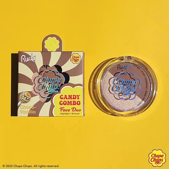 Bronzer I Hajlajter Chupa Chups Candy Combo Choco-Vanilla | RUDE COSMETICS | Ecobeauty online Bronzer I Hajlajter Chupa Chups Candy Combo Choco-Vanilla | RUDE COSMETICS | Ecobeauty online