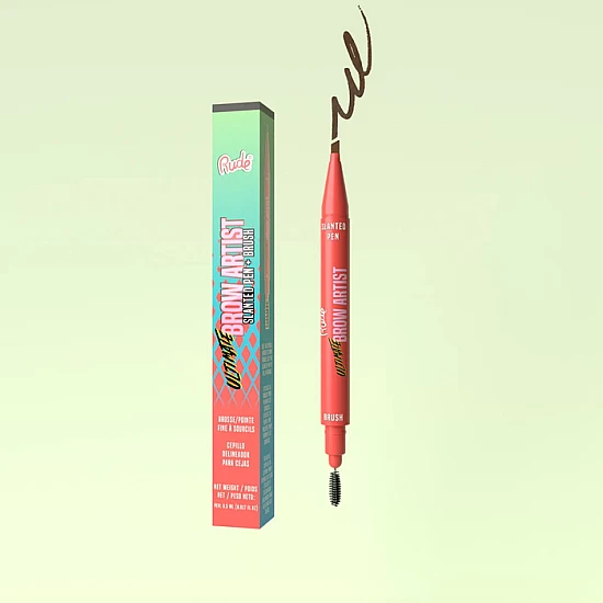 Olovka sa četkicom za oblikovanje obrva Neutral Brown Ultimate Brow Artist | RUDE COSMETICS | Ecobeauty Olovka sa četkicom za oblikovanje obrva Neutral Brown Ultimate Brow Artist | RUDE COSMETICS | Ecobeauty