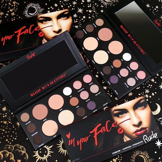 Paleta za šminkanje 3 u 1 - In Your Face | RUDE COSMETICS | Ecobeauty Paleta za šminkanje 3 u 1 - In Your Face | RUDE COSMETICS | Ecobeauty