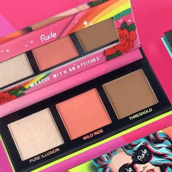 Paleta za lice NoFilter 3D - Roses | RUDE COSMETICS | Ecobeauty Paleta za lice NoFilter 3D - Roses | RUDE COSMETICS | Ecobeauty