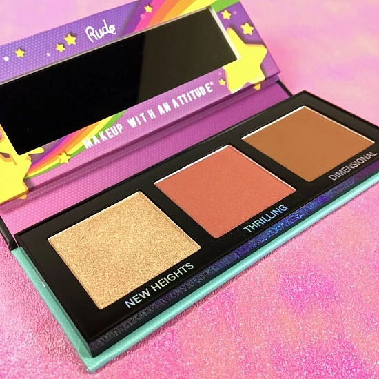 Paleta za lice NoFilter 3D - Stars | RUDE COSMETICS | Ecobeauty Paleta za lice NoFilter 3D - Stars | RUDE COSMETICS | Ecobeauty