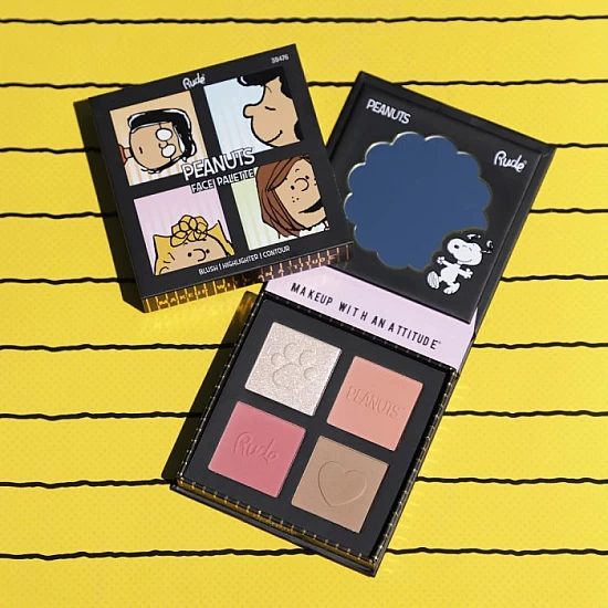 Paleta za konturisanje i hajlajt lica Peanuts 13.2 g 810079384761 ⏐ RUDE COSMETICS ⏐ Ecobeauty Paleta za konturisanje i hajlajt lica Peanuts 13.2 g 810079384761 ⏐ RUDE COSMETICS ⏐ Ecobeauty